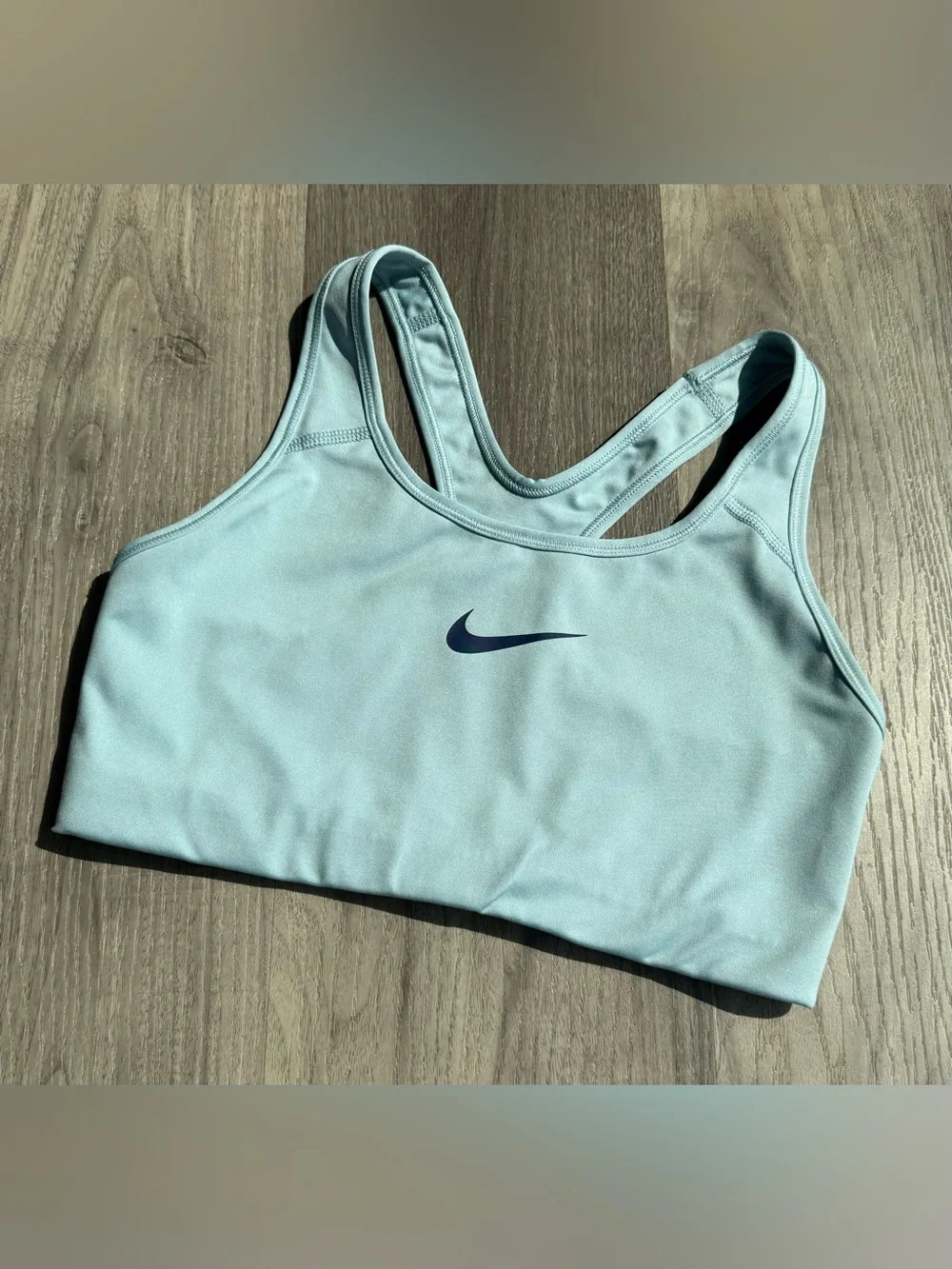 Nike Women’s Light Blue Racerback Sports BraTop